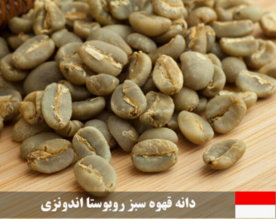 دانه قهوه سبز روبوستا اندونزی EP1 بصورت عمده – 30 کیلویی