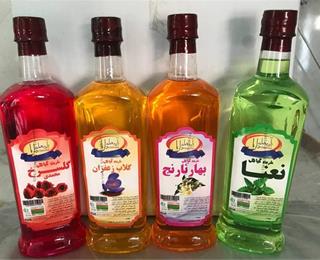 تولید و فروش شربت های گیاهی و میوه ای